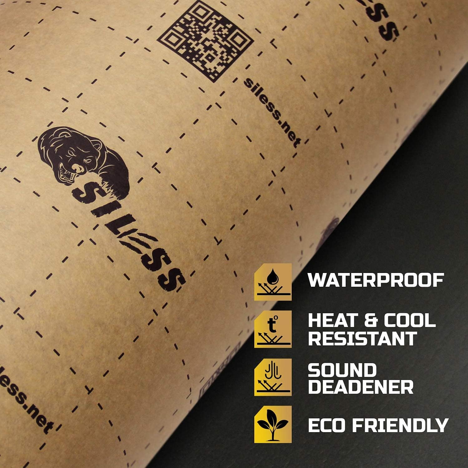 Siless Liner 157 (4 mm) mil 36 sqft Car Sound Deadening Closed Cell Foam & Heat Insulation mat - PE Foam Sound Deadener Material & Heat Barrier - Image 4