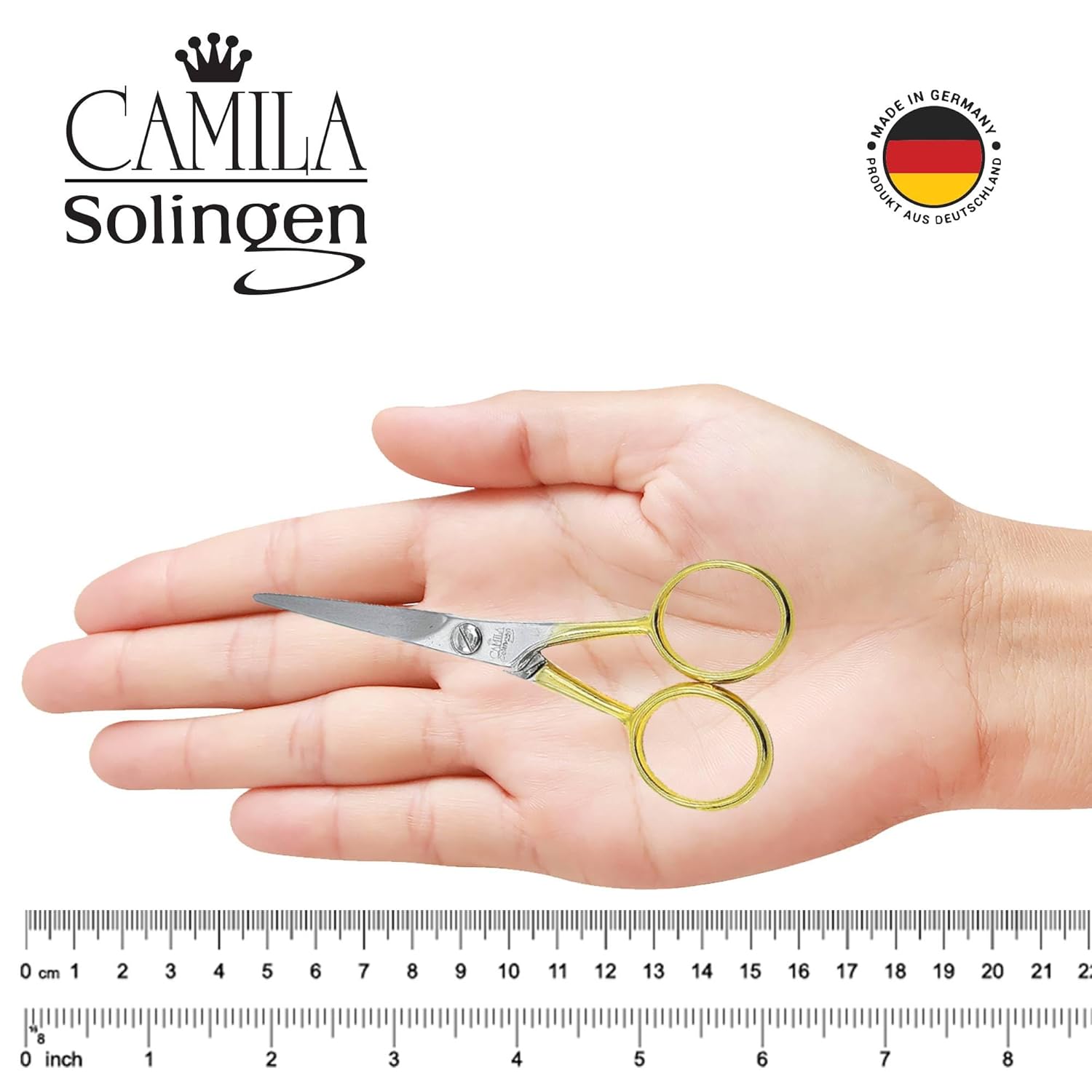 CS45 Hair Scissors Professional 4.5" Very Sharp Grooming Scissors. Razor Edge Barber Hair Cutting Scissor. Stainless Steel Hair Cutting Shears for Salon. Made of in Solingen, Germany - Image 3