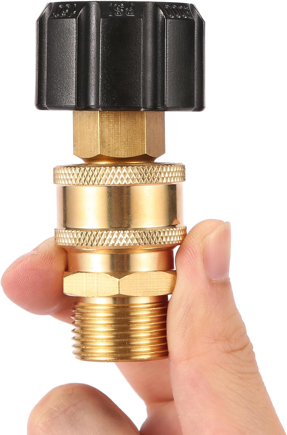 Pressure Washer Quick Connect Fittings, Quick Connect Kit M22 14mm to 3/8 Inch, 4 Pieces - Image 7
