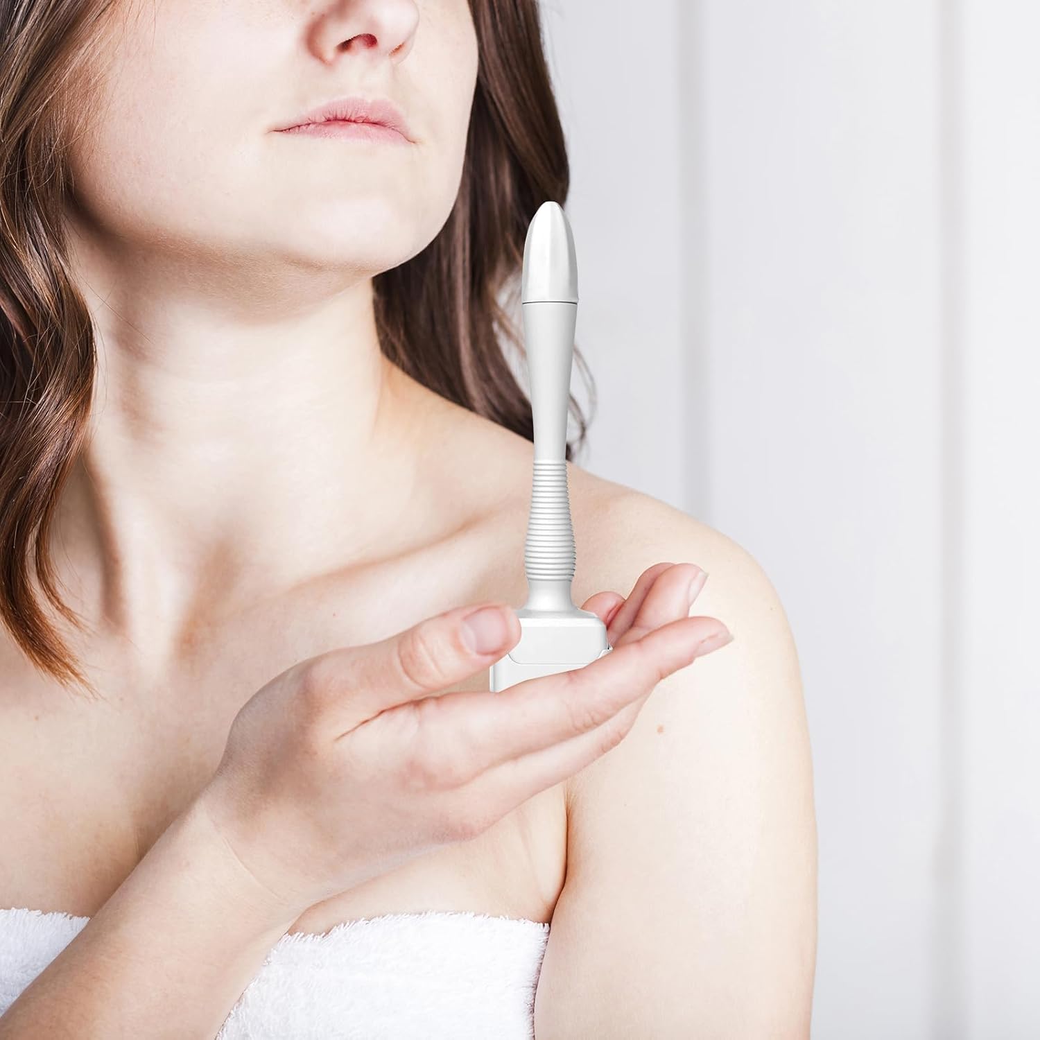 Titanium Microneedles Derma Stamp - Derma Roller Alternative -Microneedle Micro Needle Skin Care Tool - Microneedling Stamp for Men and Women (0.25mm) - Image 3