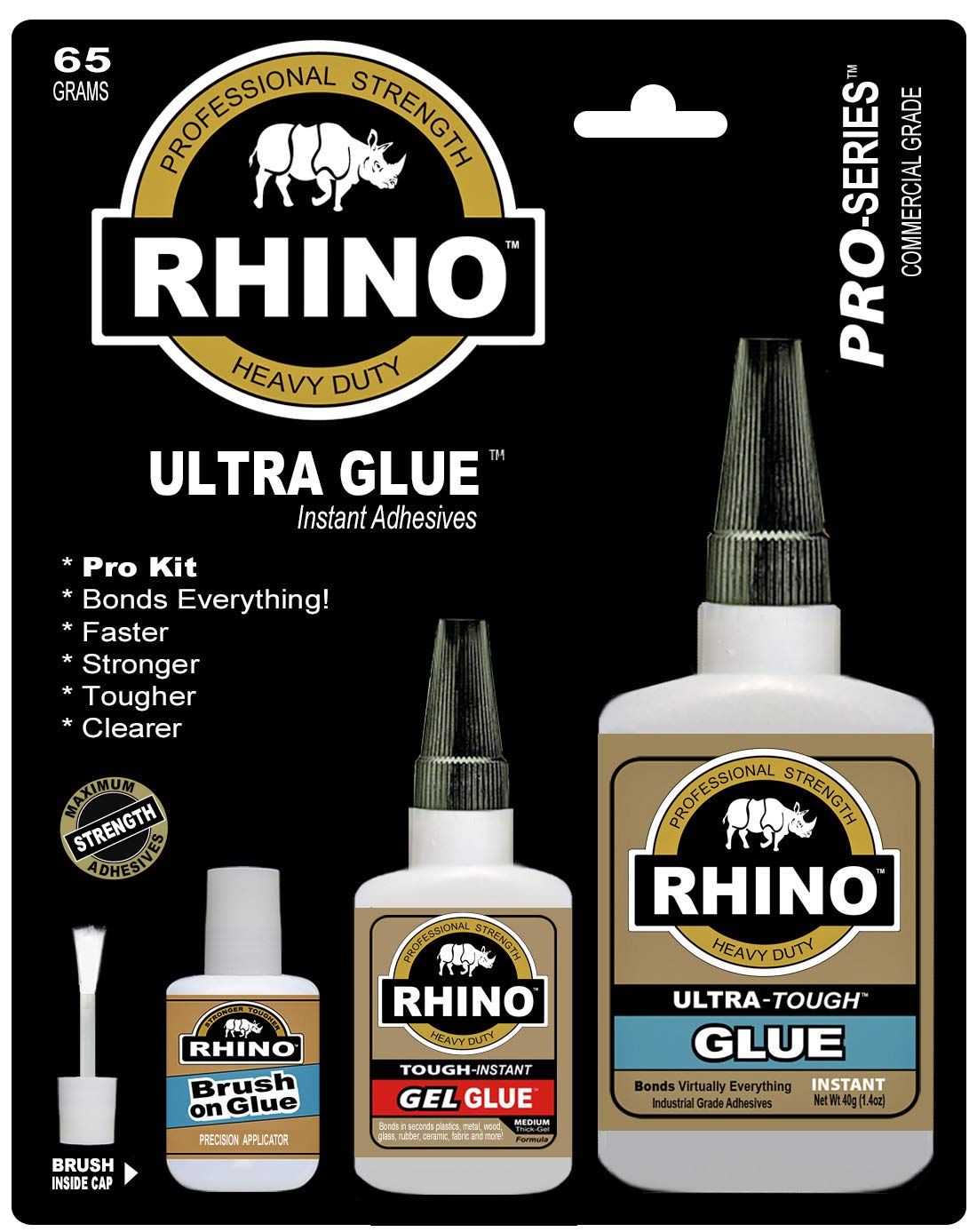 Rhino Glue Gel, Heavy Duty 40 Gram Clear - Image 5