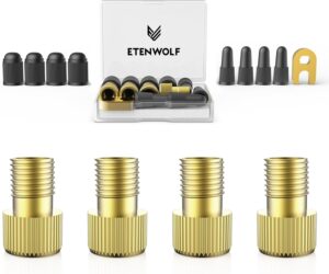 ETENWOLF Brass Presta Valve Adapter...