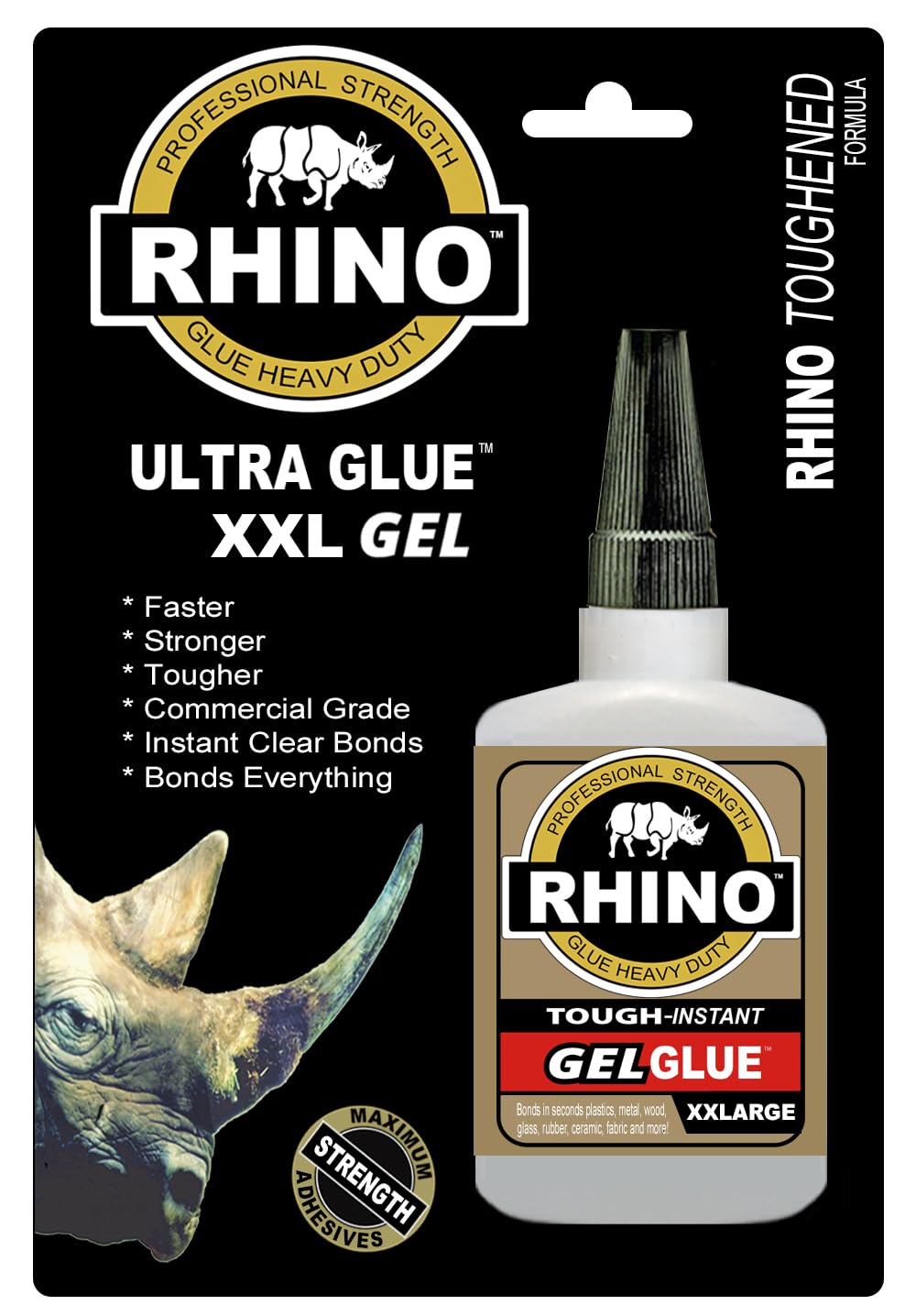 Rhino Glue Gel, Heavy Duty 40 Gram Clear - Image 3