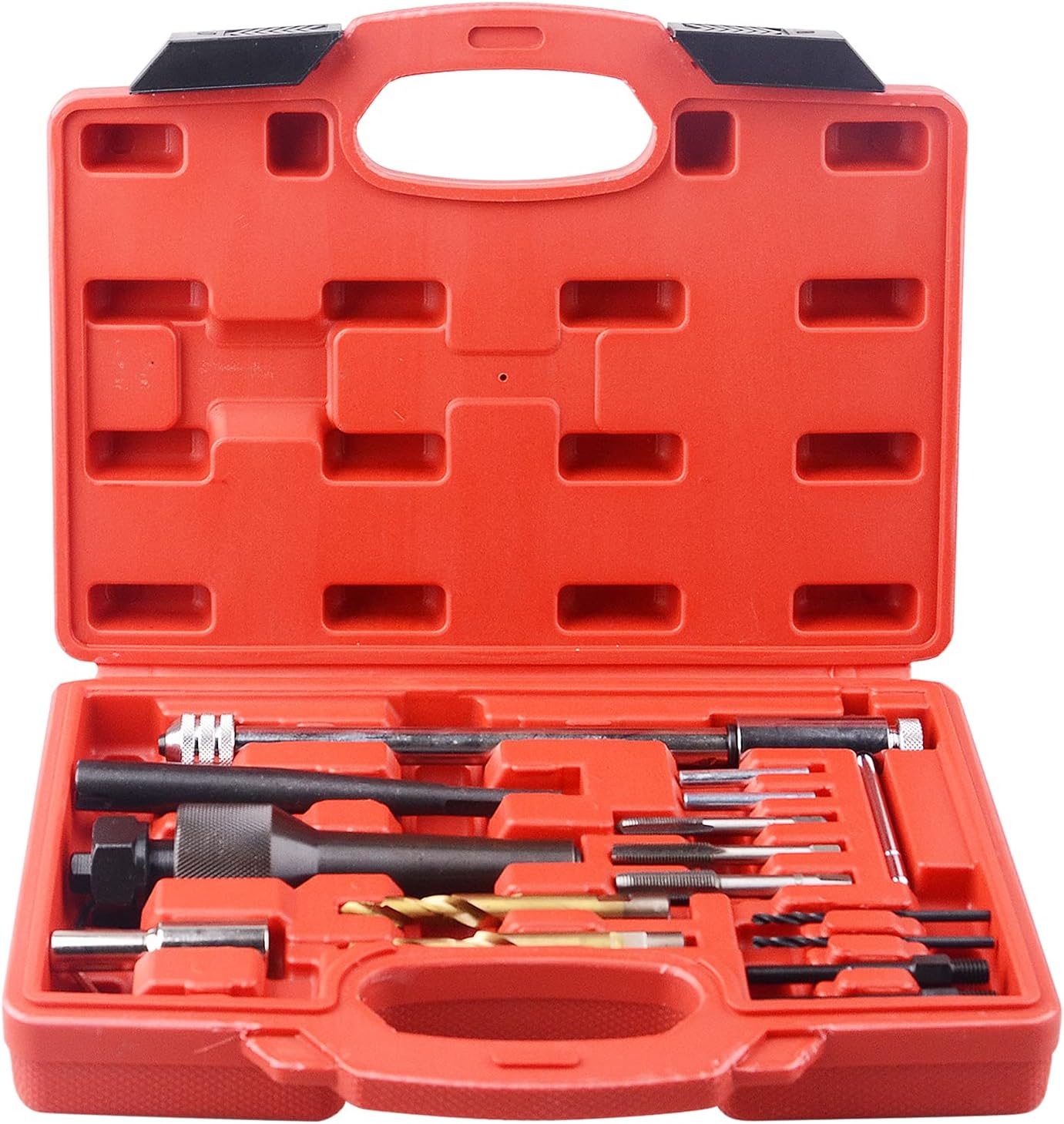 DAYUAN 16pcs Glow Plug Removal Tool, 8mm 10mm Damaged Glow Plug Extractor Repair Tool Set for Cylinder Heads 0.3in 0.4in Glow Plug Remover Kit - Image 2