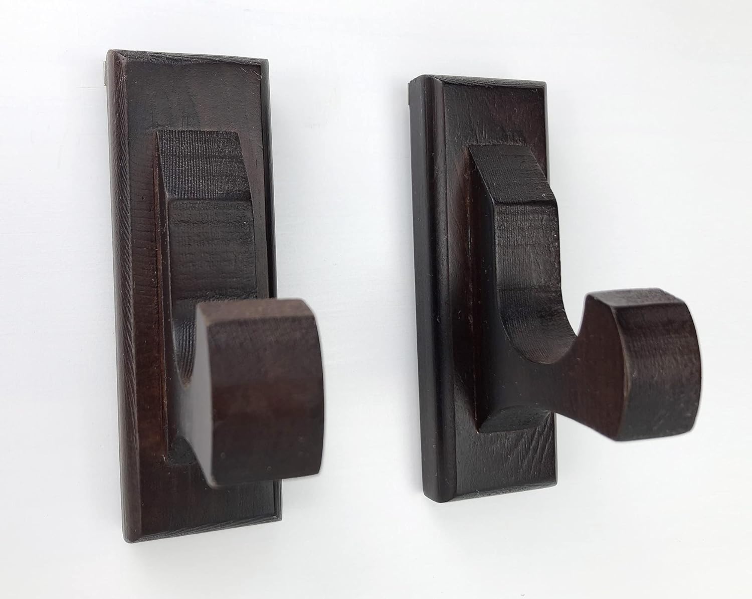 Sword Wall Mount Display Hooks - Wood Sword Holder Rack, Hanger for Martial Arts Weapons, Axe, Knife, Dagger, Lightsaber and Wizard Wand at Home or Office - Image 2