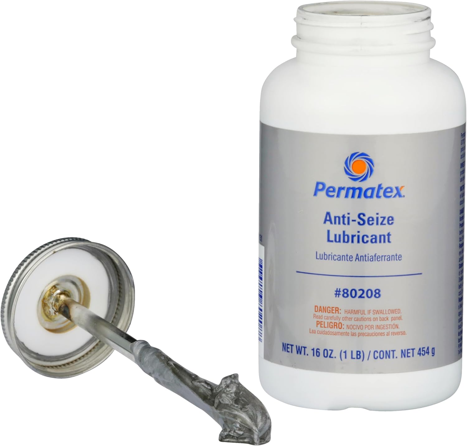 Permatex 80208 Anti-Seize Lubricant with Brush Top Bottle, 16 oz., Silver - Image 6