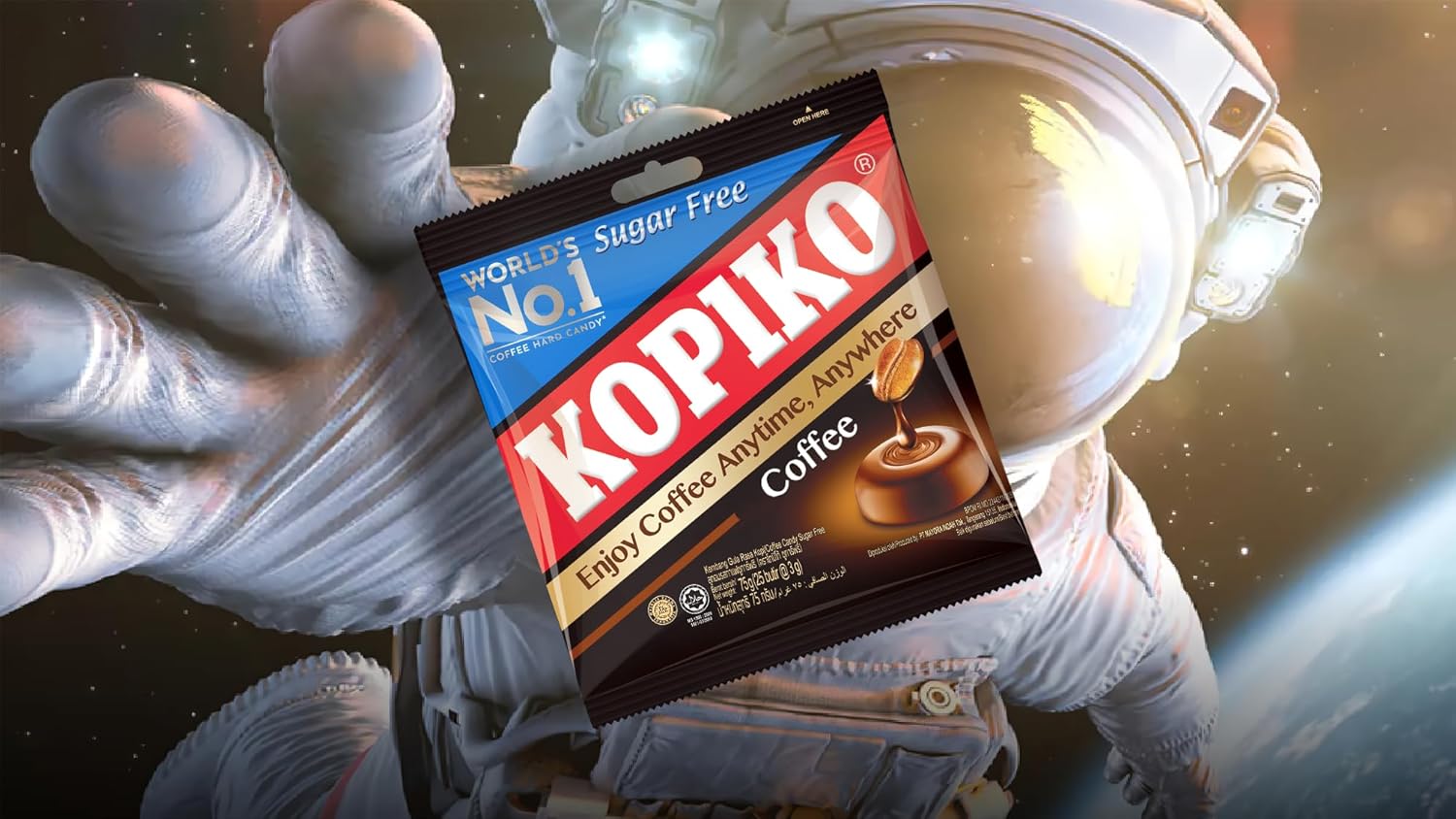 Kopiko Sugar Free Coffee Candy – Bold-Tasty Hard Candy from Indonesia with Real Coffee Extract – A Satisfying Boost for On-the-Go Energy (2-Pack 4.23oz Each) - Image 4