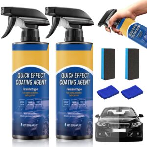 2pcs Car Coating Spray, Quick Effec...