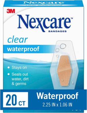 Nexcare Waterproof Clear Bandages, ...