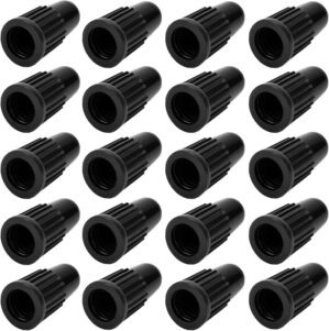Black Presta Valve caps Plastic Bik...