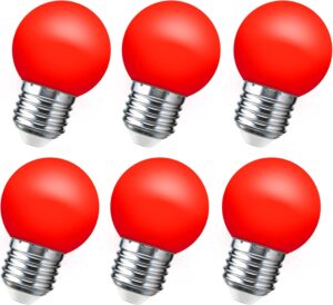 LED Red Light Bulb 15W Equivalent, ...