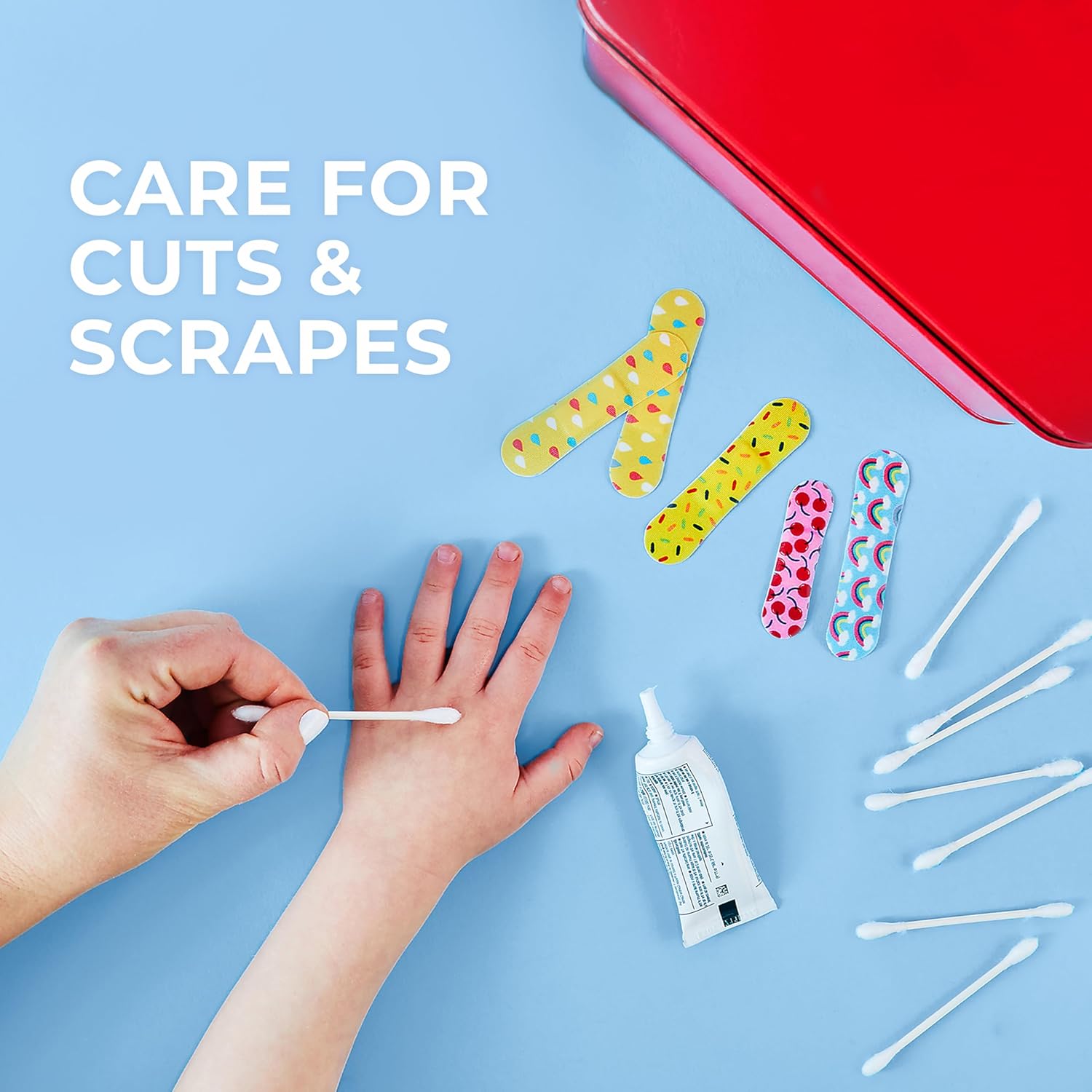 Q-tips Cotton Swabs For Hygiene and Beauty Care Original Cotton Swab Made With 100% Cotton 625 Count - Image 5