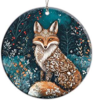 Fox Christmas Ornament 2025, Dated ...