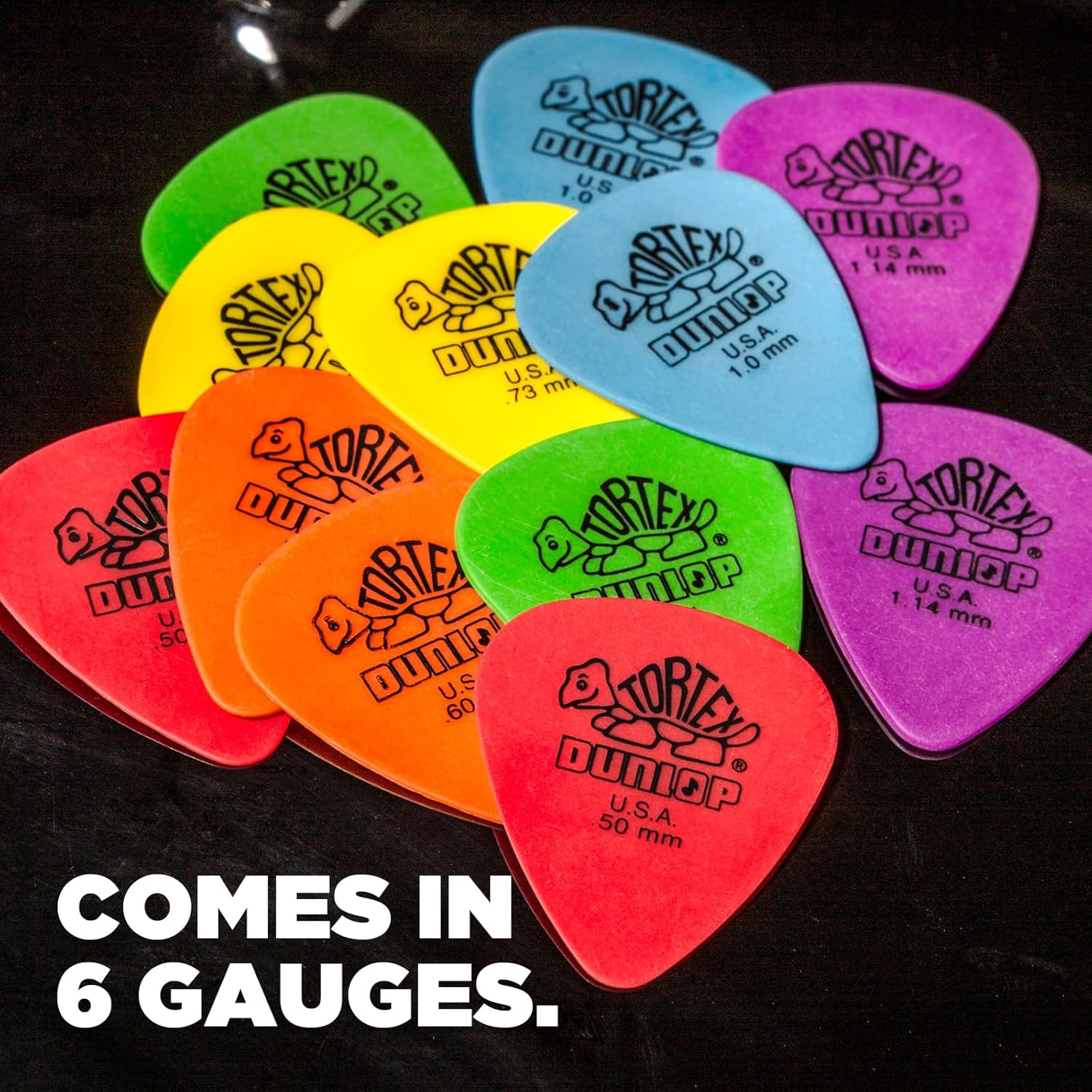 Dunlop Tortex Standard .88mm Green Guitar Pick, 12 Pack - Image 7
