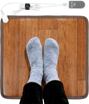 19.7×21.7in Heated Floor Mat &...