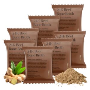 Kroma 24K Beef Bone Broth Powder, 7...