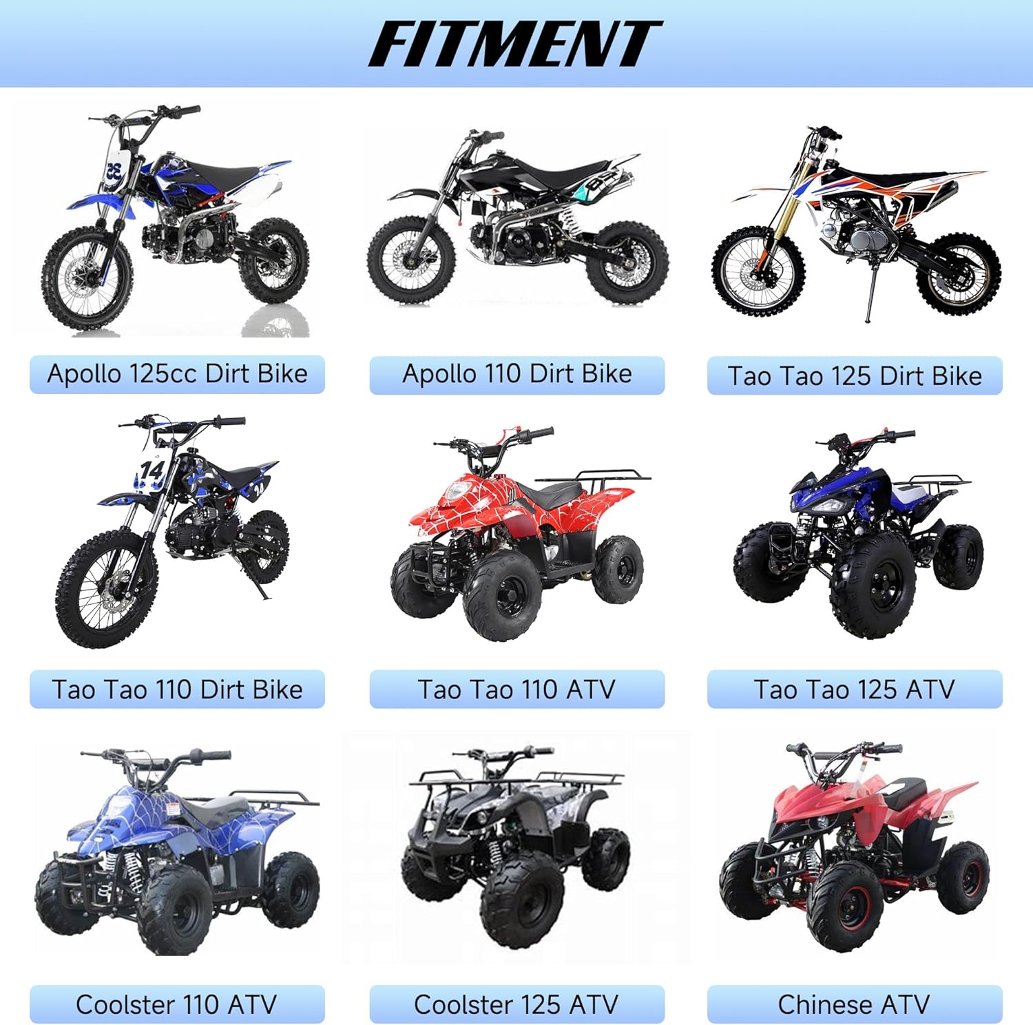 YOXUFA PZ19 19mm Carburetor 7/8 22mm Throttle Assembly for Apollo TaoTao Baja Coolster110cc 125cc 50cc 70cc Pit Dirt Bike ATV SSR Xmotos X-Pro Chinese 4 Wheel Quad 4 Stroke Parts - Image 3