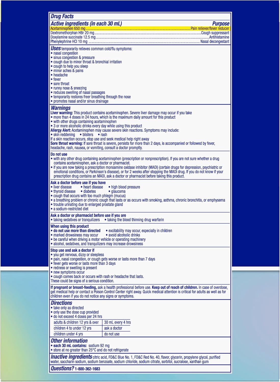 Vicks NyQuil SEVERE Cold, Flu, and Congestion Medicine, 2x12 fl oz Twin Pack, Berry Flavor, Maximum Strength, Nighttime Relief - Image 2