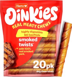 Hartz Oinkies Smoked Twists with Na...