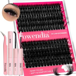 Fowendia Lash Clusters Kit Fluff 80...