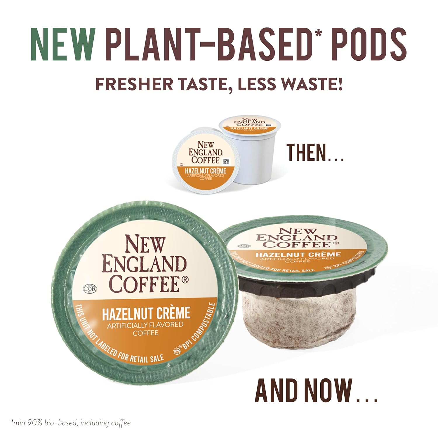 New England Coffee Hazelnut Crème Medium Roast Single Serve Pods, 12ct Box (Pack of 6) - Image 3