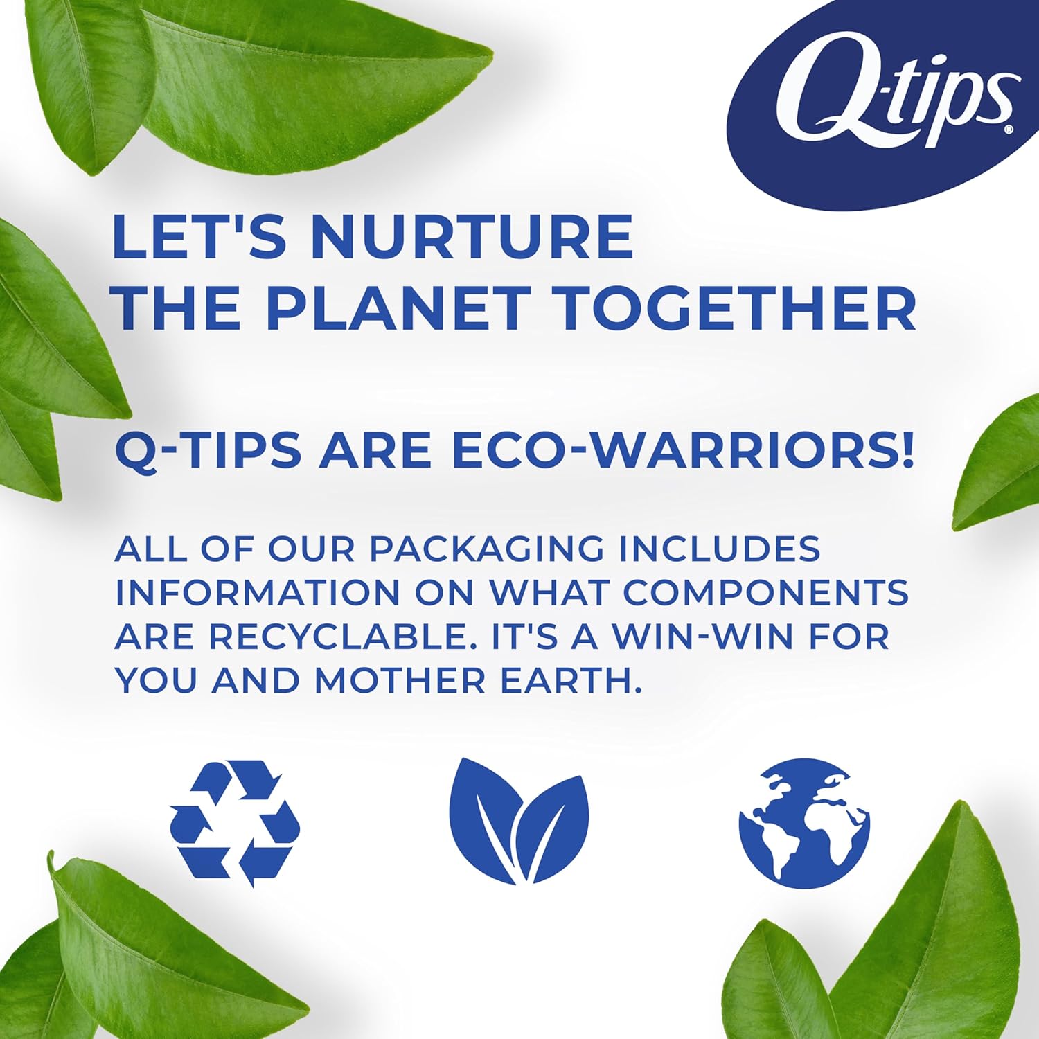 Q-tips Cotton Swabs For Hygiene and Beauty Care Original Cotton Swab Made With 100% Cotton 625 Count - Image 8