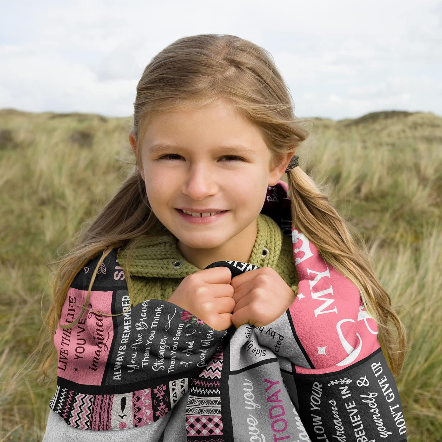 Granddaughter Gifts from Grandma, Gift for Granddaughters, Granddaughter Present, Grand-Daughter Birthday Gifts Ideas, Grand-Daughter Blanket 60” x 50” - Image 4