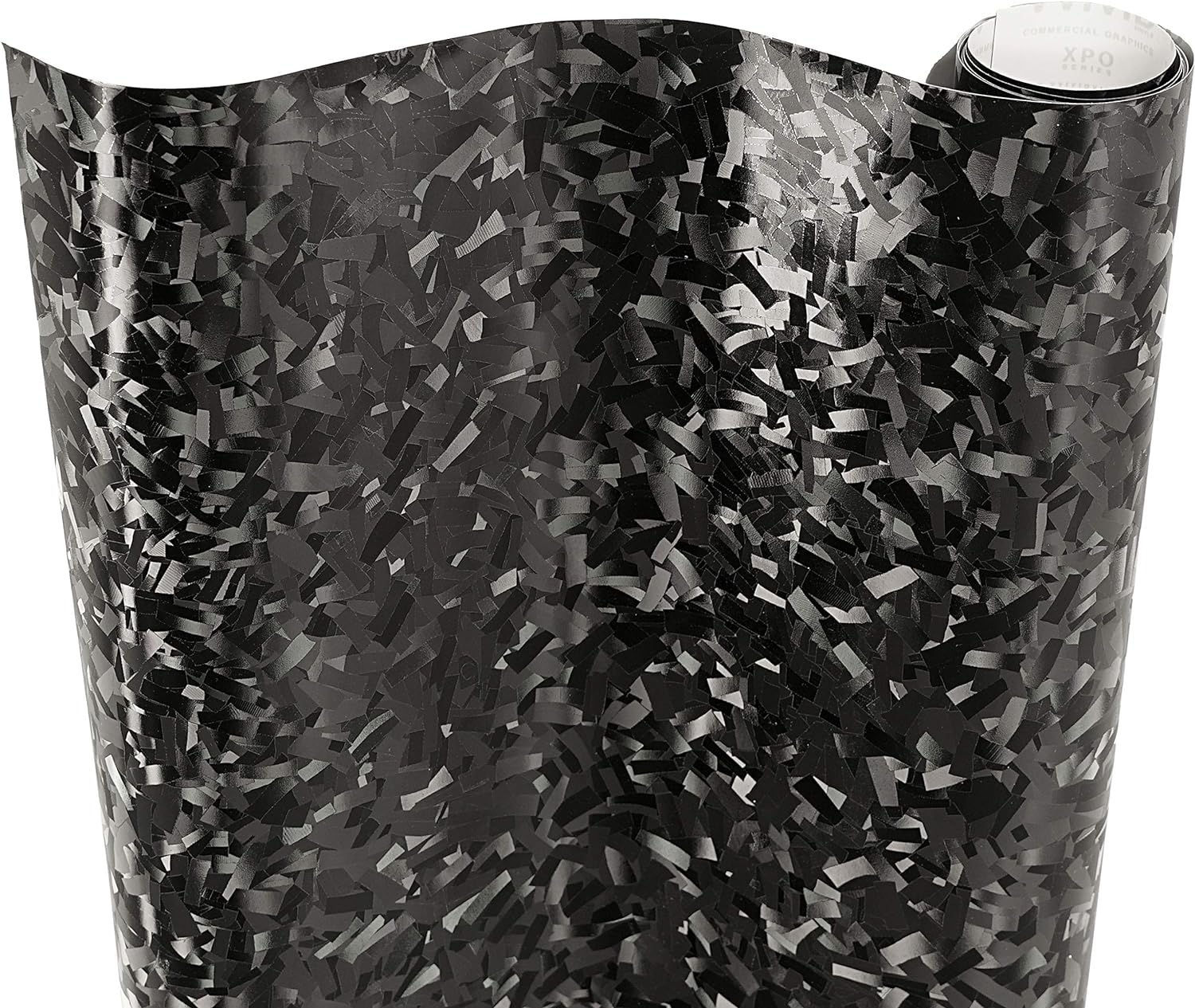 VViViD+ Forged Composite Carbon Vinyl Wrap Roll (1ft x 5ft, Black)