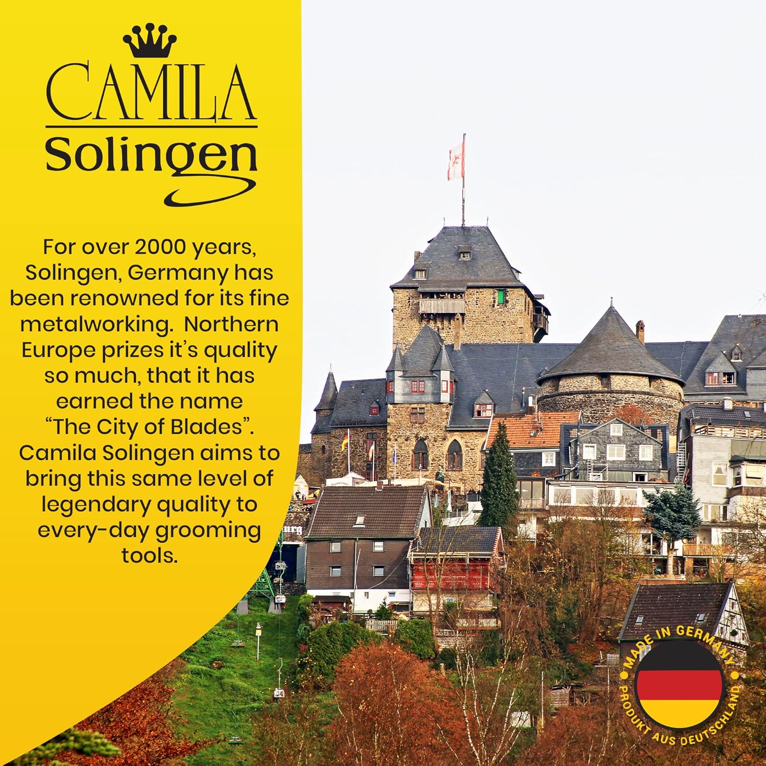 CS45 Hair Scissors Professional 4.5" Very Sharp Grooming Scissors. Razor Edge Barber Hair Cutting Scissor. Stainless Steel Hair Cutting Shears for Salon. Made of in Solingen, Germany - Image 6