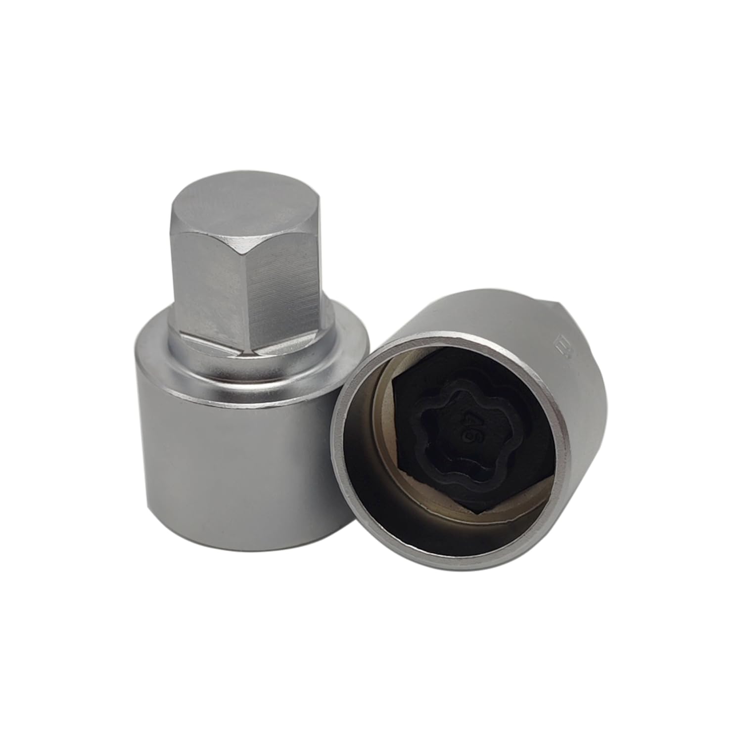048 Wheel Locking Nut Key Compatible with BMW Series, Socket OD 27mm - ID 25mm, Nut Adapter, Anti-Theft Lug Nut Removal Tool - Image 6