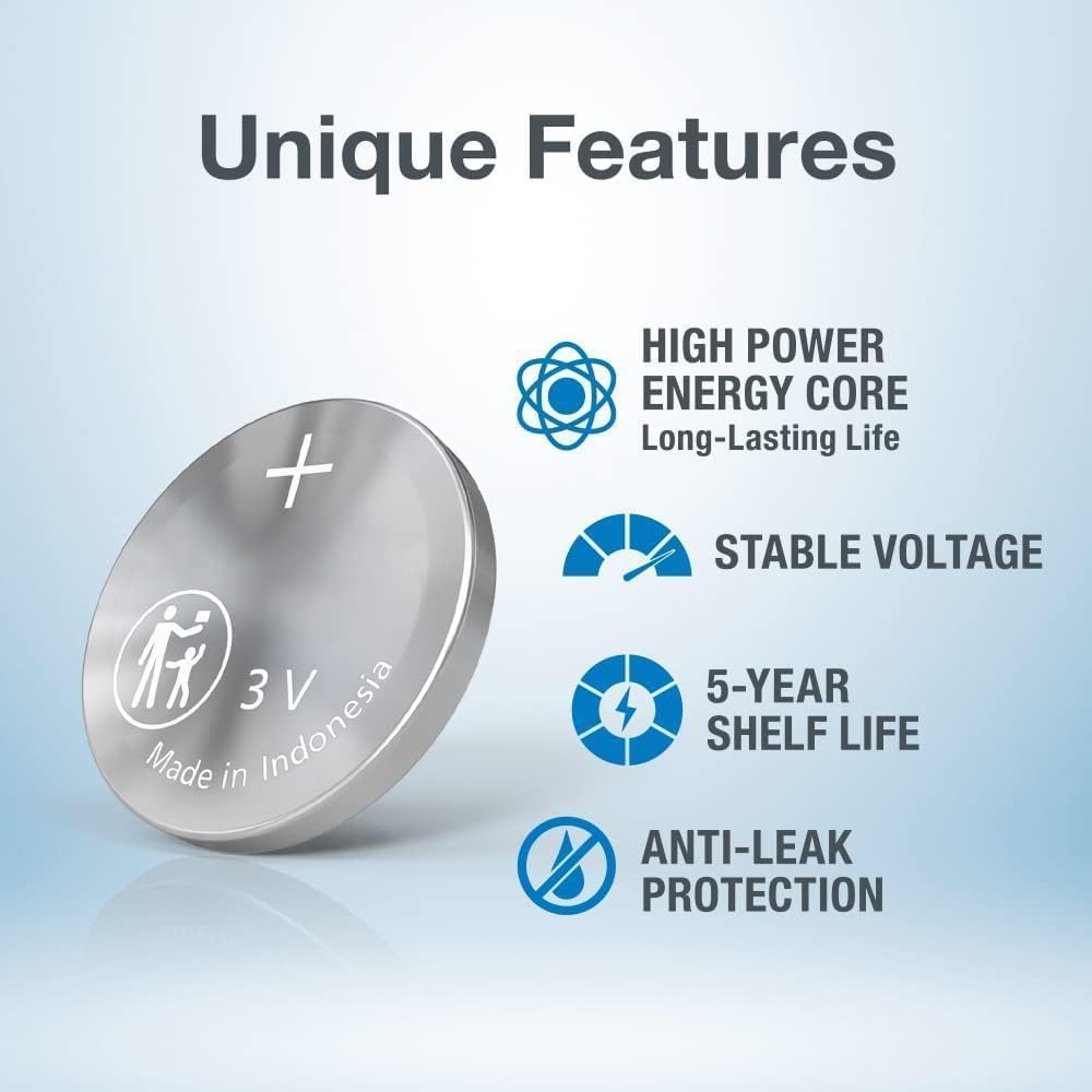 Key Fob Replacement Batteries for Toyota Traditional Key (Camry Corolla RAV4 Tacoma 4Runner Highlander Tundra Yaris Venza Prius c Avalon) Remote Head (Pack of 2) (Check Fitment Guide) - Image 4