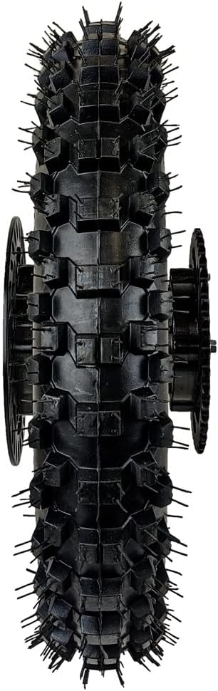 10"" Rear Wheel Rim Tire Assembly For Dirt Pit Bike Trail 80/100-10 Rear Wheel Rim Tire Fits 50/70/90/110 Pit Dirt Bike KLX65 Apollo Includes Brake Rotor and 420 41T Sprocket - Image 7