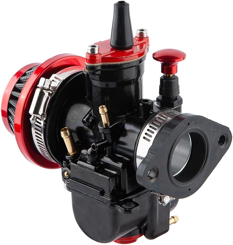 PWK Carburetor 28mm Racing Carb 75cc to 125cc 2T 4T Engine Carburetor Kits for Dirt Bike Motocross Motorcycle Scooter ATV Quad with Air Filter Intake Manifold Carb Jets - Image 7
