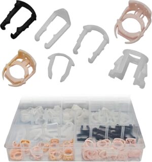 Msyuusr 70pcs Fuel Line Clips, 3/8&...