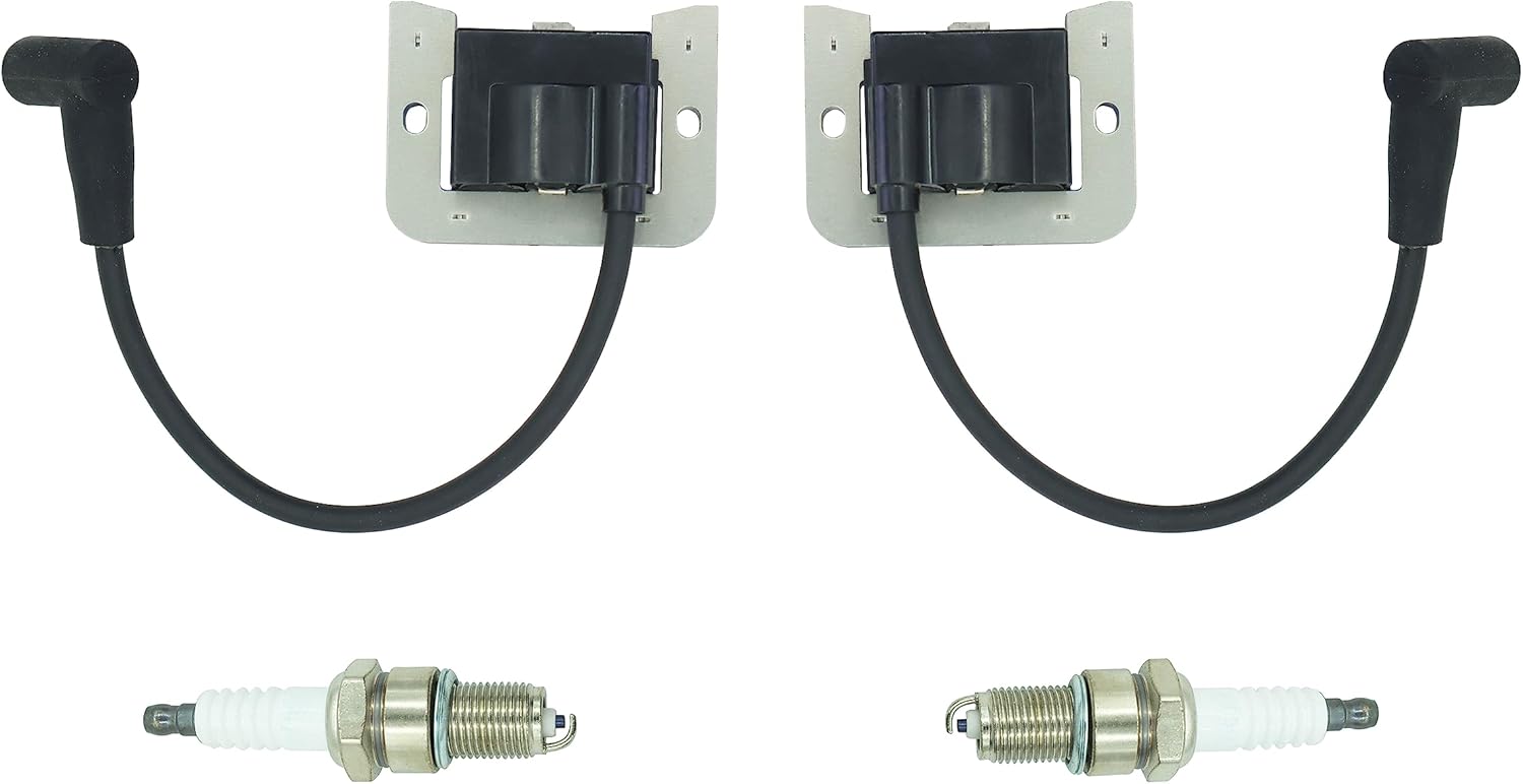 2 PACK 24 584 01-S kh-24 584 201-S Ignition Coils Module for Kohler CH20 CV18 CH18 CV20 CV23 CH22 Command Pro Twin Cylinder Engine with Spark Plug Replace kh-24-584-201-S 24 584 45-S - Image 3
