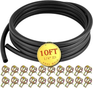 Fuel Line Hose 1/4 Inch 10FT for Ka...