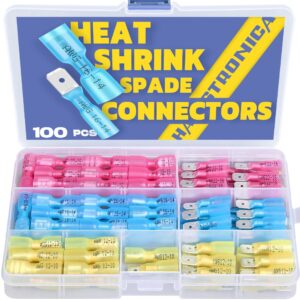 haisstronica 100pcs Heat Shrink Spa...