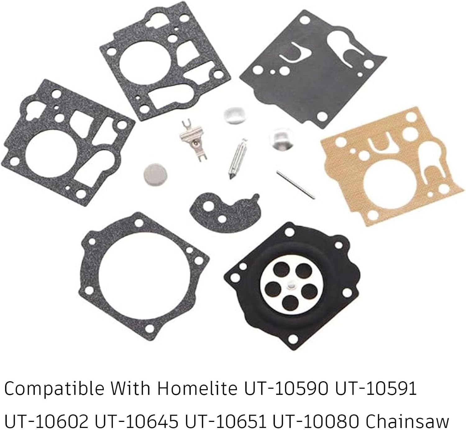 Compatible with Carburetor Repair Rebuild Kit for SDC Carb Homelite Super XL XL-12 Auto XL-12 UT-10045 UT-10166 UT-10456 UT-10476 - Image 5