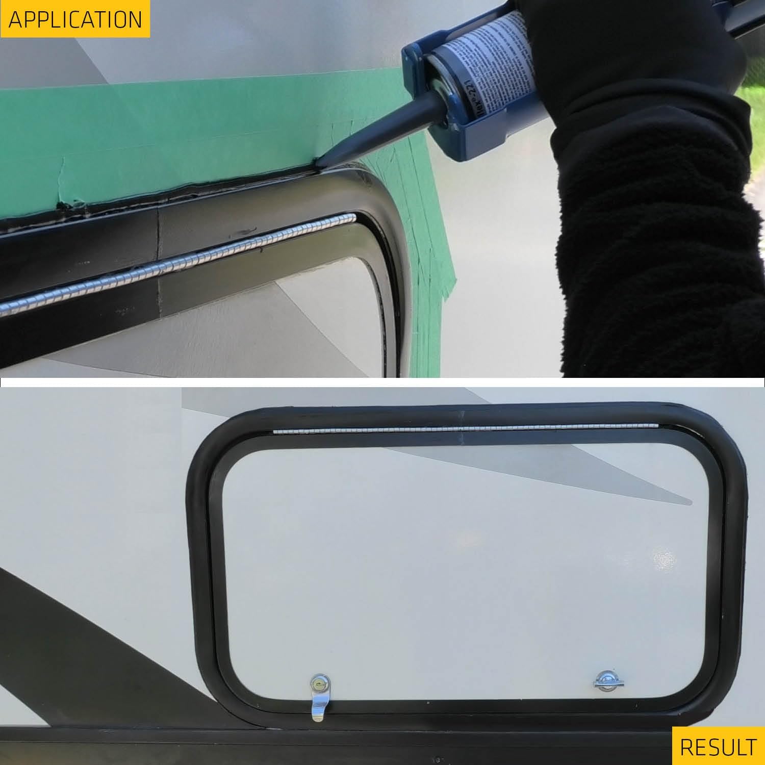 SIKA Sikaflex-221 Multi-Purpose Polyurethane Sealant/Adhesive, 10.1 fl oz, White – Fast-Curing, Permanent Elastic Bond, Weather-Resistant, Sandable & Paintable - Image 7