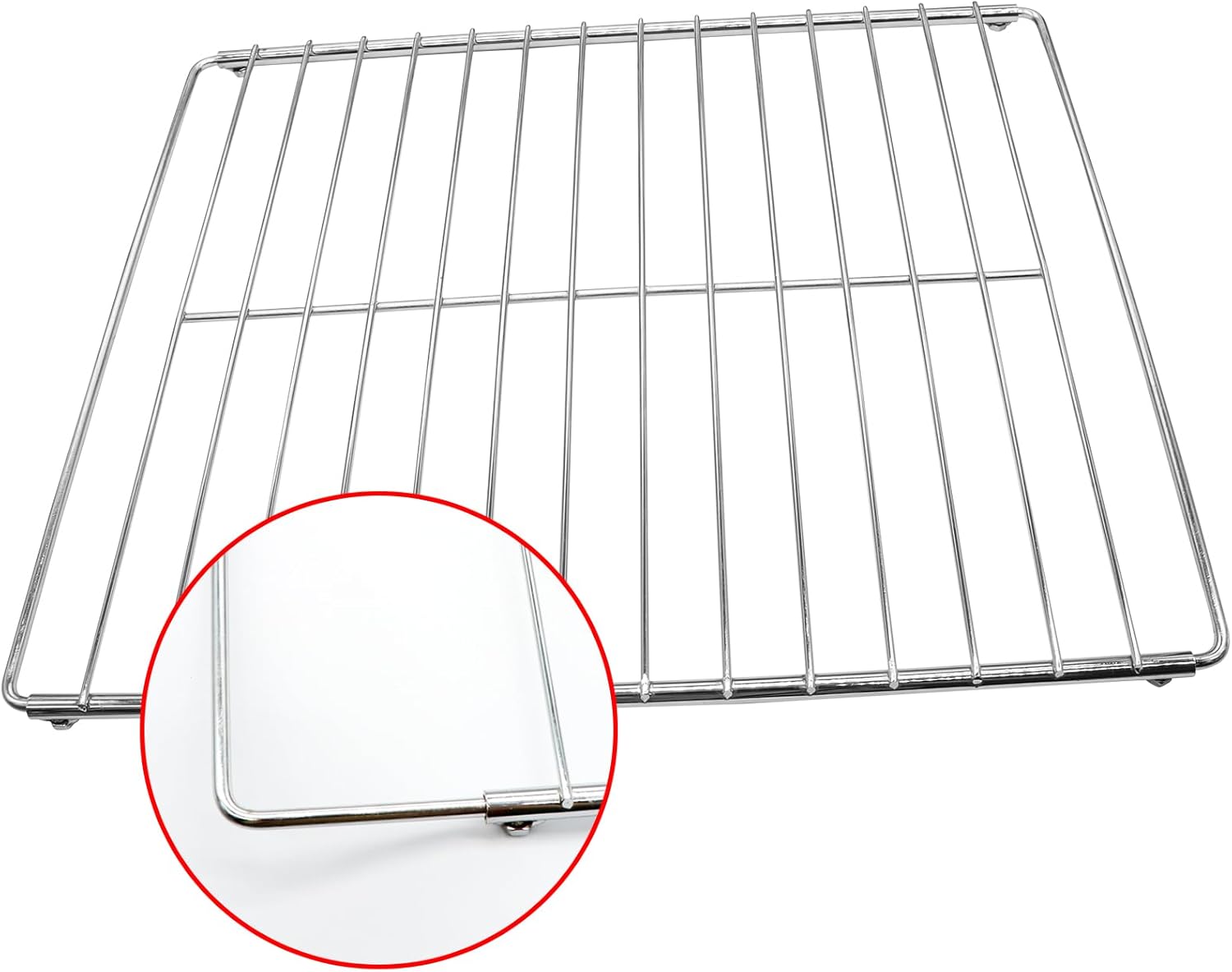 2Pack Adjustable Extendable Oven Rack, Wire Racks, Universal Telescopic Oven Cooker Shelf Rack For Whirlpool Frigidaire GE Kenmore Ovens. Adjusts from 14.5 Inches - 25.5 Inches Wide. - Image 3