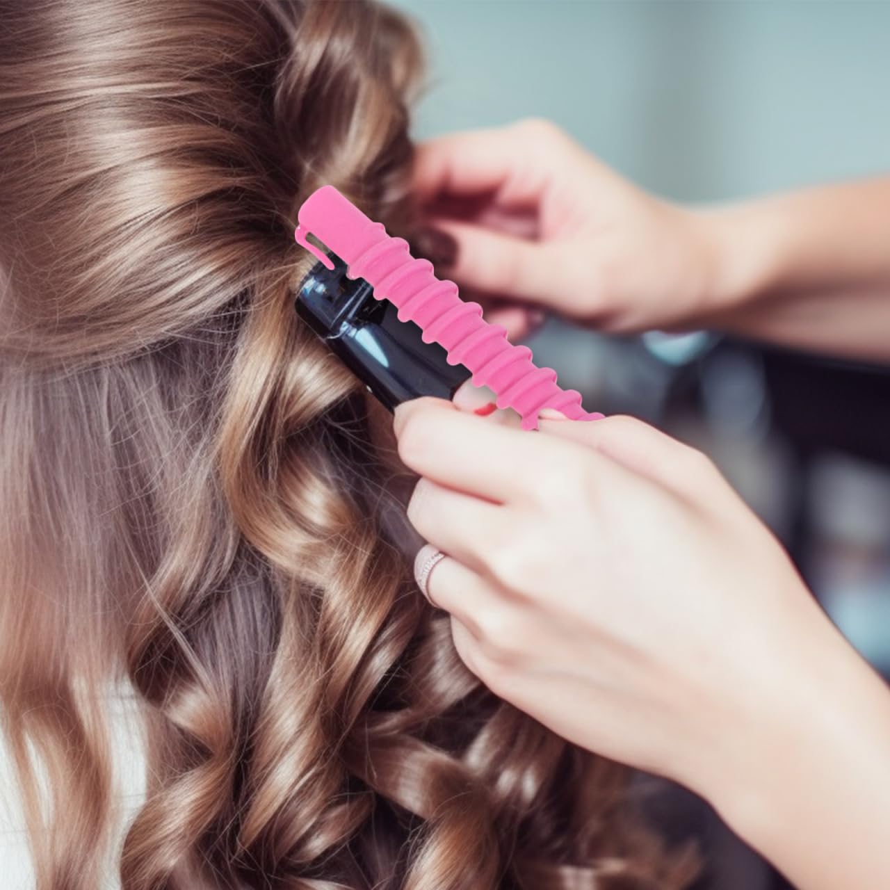 60Pcs Hollow Spiral Perm Bars 6.22 Inch Lightweight Perm Rods for Professional Cold Styling Suitable for Long and Short Hair - Image 3