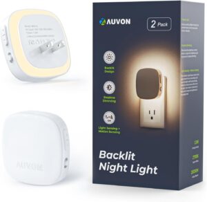 AUVON Plug-in LED Backlit Night Lig...