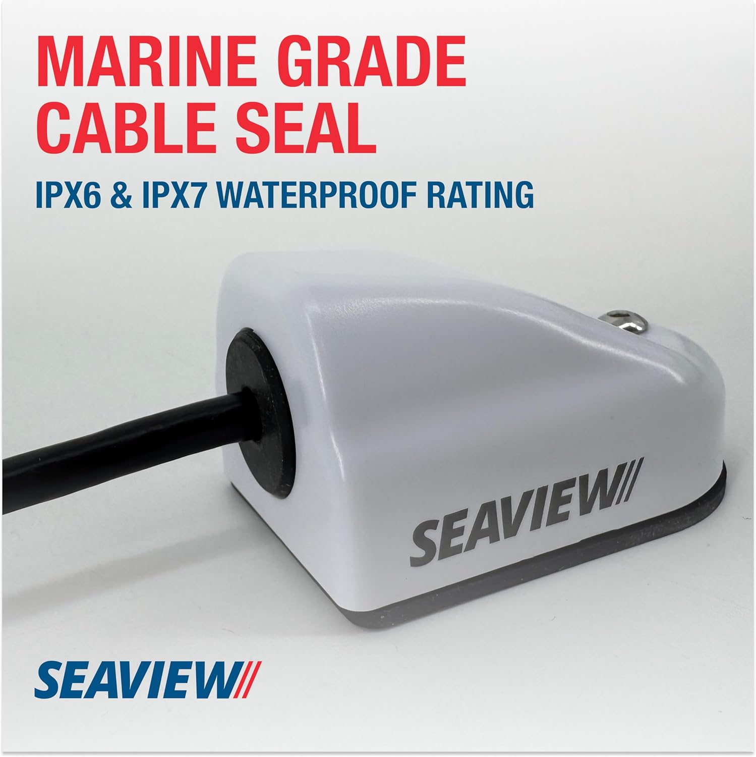 SEAVIEW | Horizontal (90 Degree) Cable Gland | Marine Grade Waterproof Cable Pass Through Cable Seal - Image 2