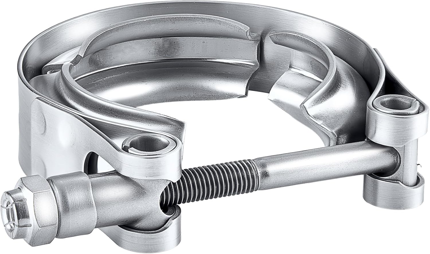 EVIL ENERGY V Band Clamp for Flange Kit Stainless Steel (1, 2.0")