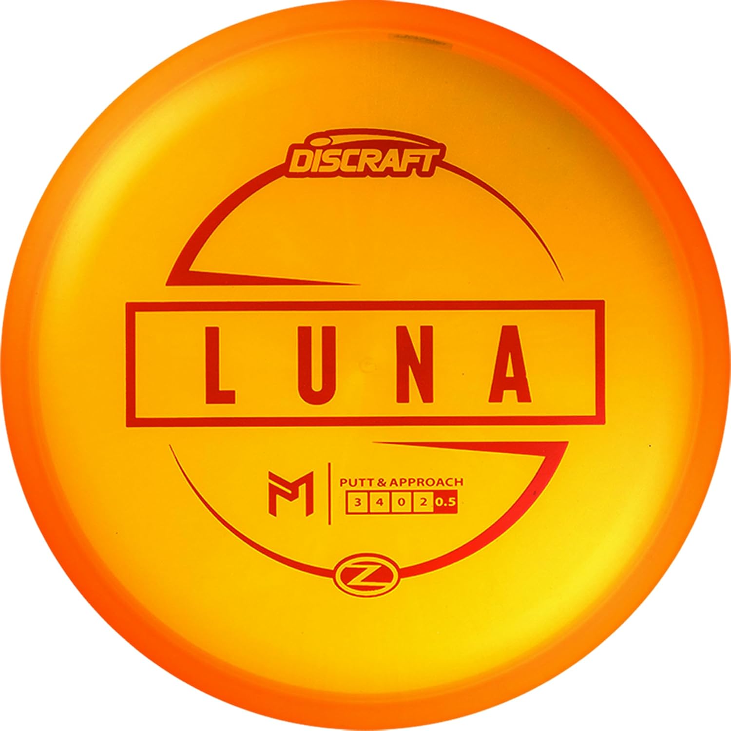 Discraft Paul McBeth Z Luna 173-174 Gram Putt and Approach Disc Golf Disc - Image 2