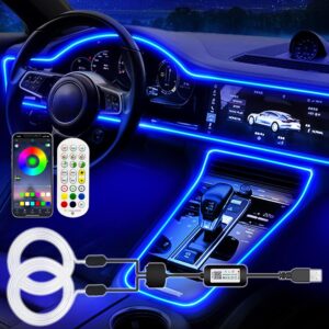 Interior Car LED Strip Lights, RGB ...