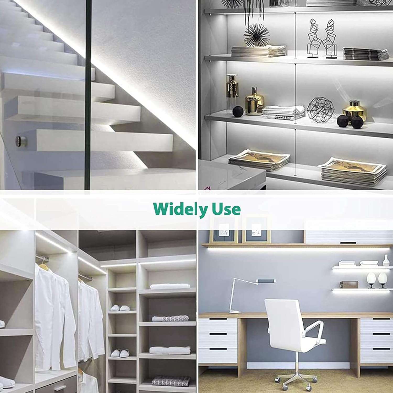 Lamomo Neon Rope Lights, 49.2ft White IP65 Waterproof LED Strip Lights, 24V 6000K Silicone 1800 LEDs Neon Lights for Indoor, Bedroom, Living Room - Image 4