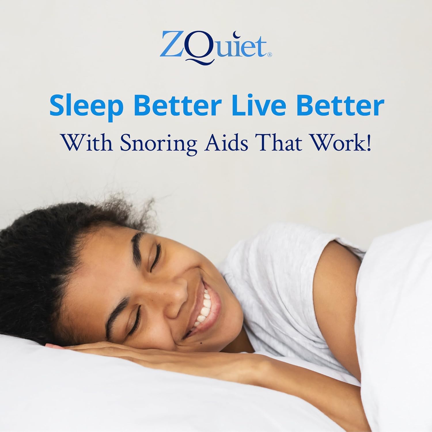 ZQuiet, Anti-Snoring Mouthpiece, Comfort Size #1, Single Refill, Blue, Made in USA, BPA-Free, Medical-Grade Material - Image 9