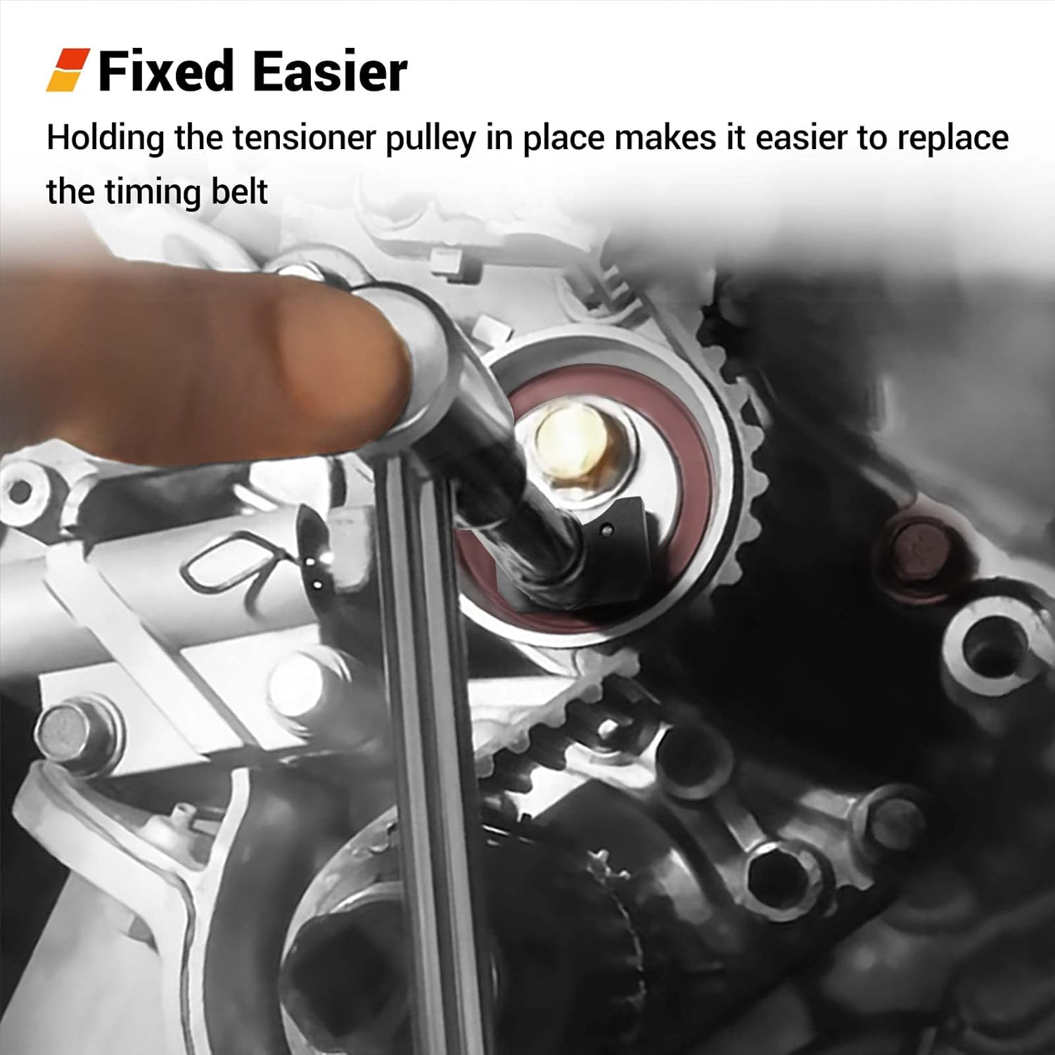 EWK Cam Timing Belt Tensioner Removal Tool Tension Pulley Wrench for Mitsubishi Hyundai - Image 5