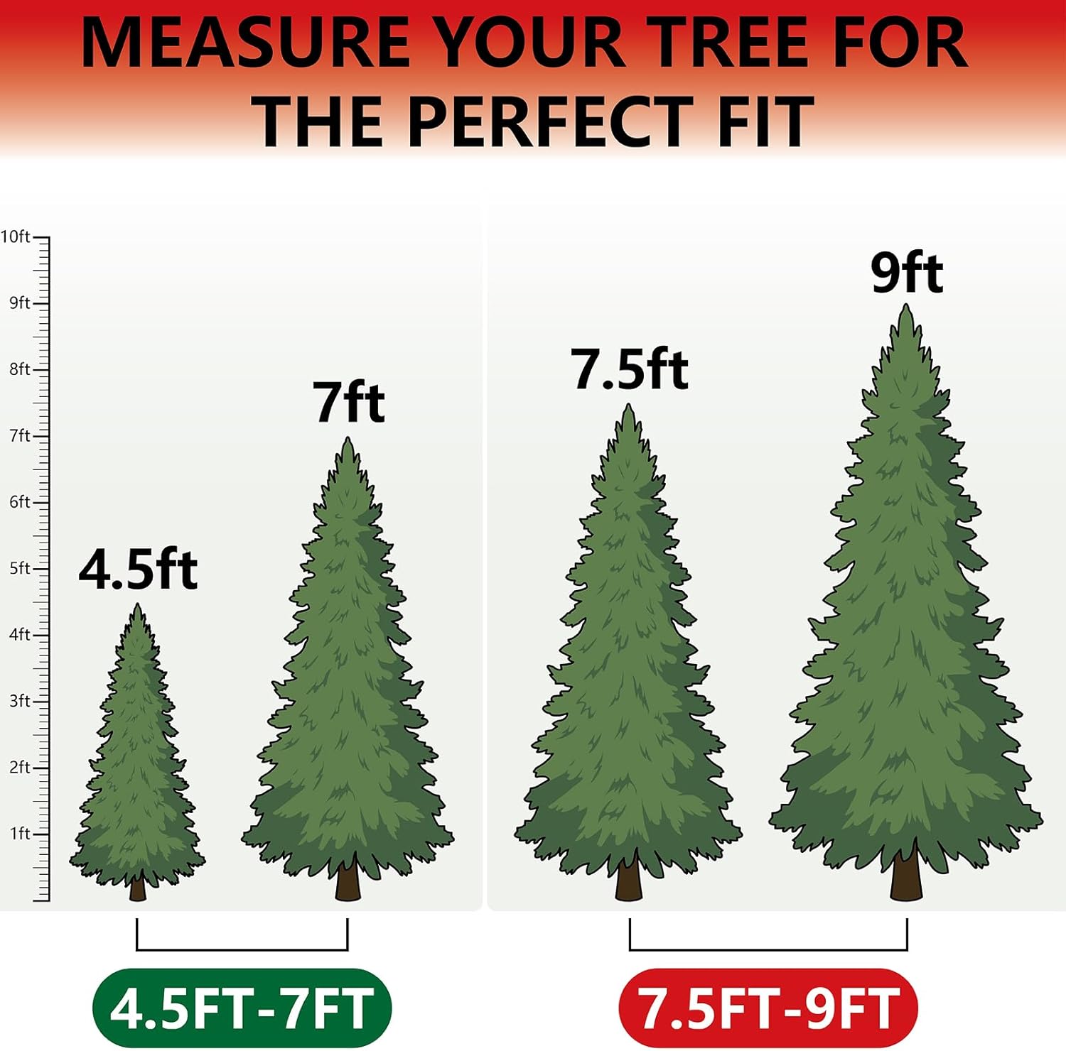 HOMEST Christmas Tree Storage Bag, Fits for 4.5-7 ft Xmas Artificials, Zippered Bag with Reinforced Carrying Handles and Wheels, Green (Bag Only) - Image 2